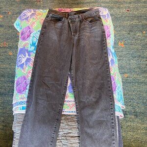 JBD Just Black Denim Criss Cross High Rise Straight Jeans – Size 27